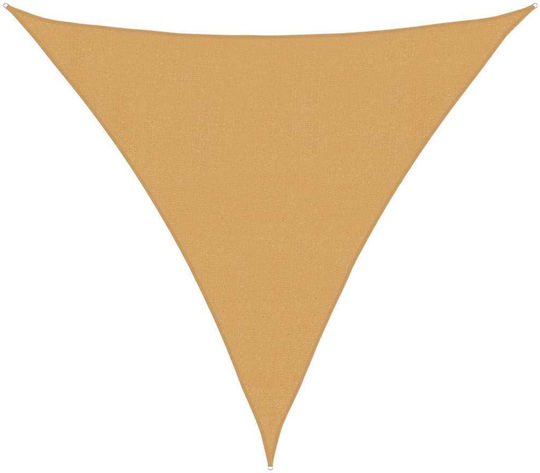 vidaXL Triangle Shade Sail Beige 3.6m 160gr/m²