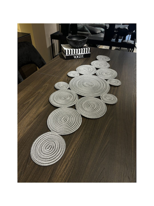SteweHome Cotton Gray Runner 120x45cm