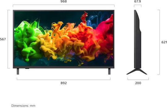 LG Смарт Телевизор 43" 4K UHD QNED evo AI QNED80 HDR (2025) 43QNED81B6C