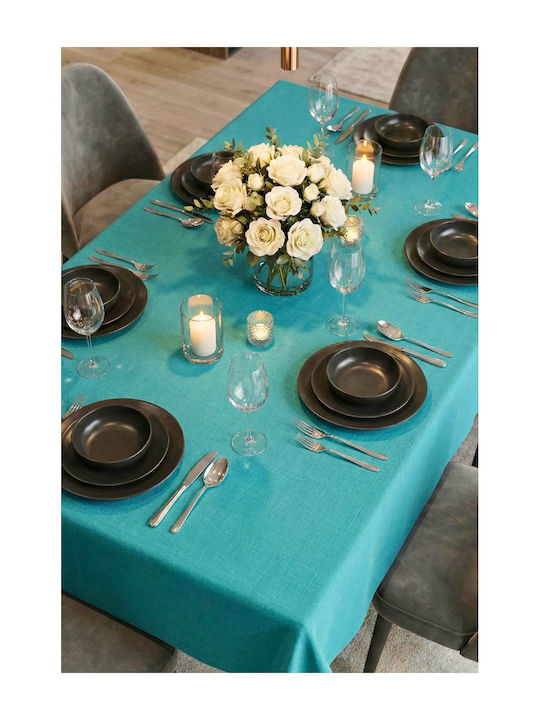 SteweHome Turquoise Tablecloth 140x220cm
