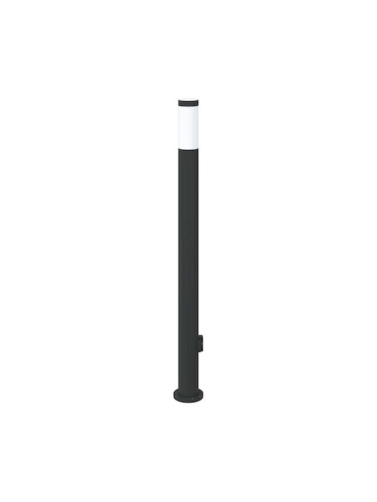 vidaXL Outdoor Small Post Floor Lamp 40W IP44 for E27 Socket Black