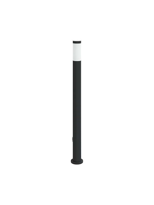 vidaXL Outdoor Small Post Floor Lamp 40W IP44 for E27 Socket Black