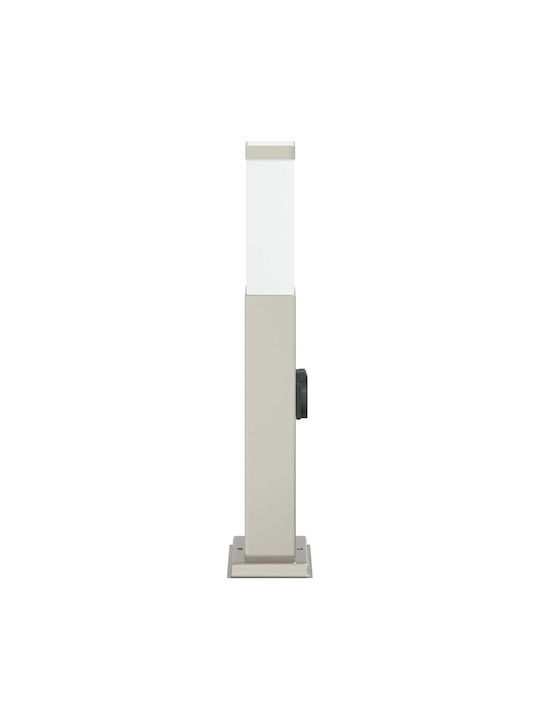 vidaXL Outdoor Small Post Floor Lamp 40W IP44 for E27 Silver