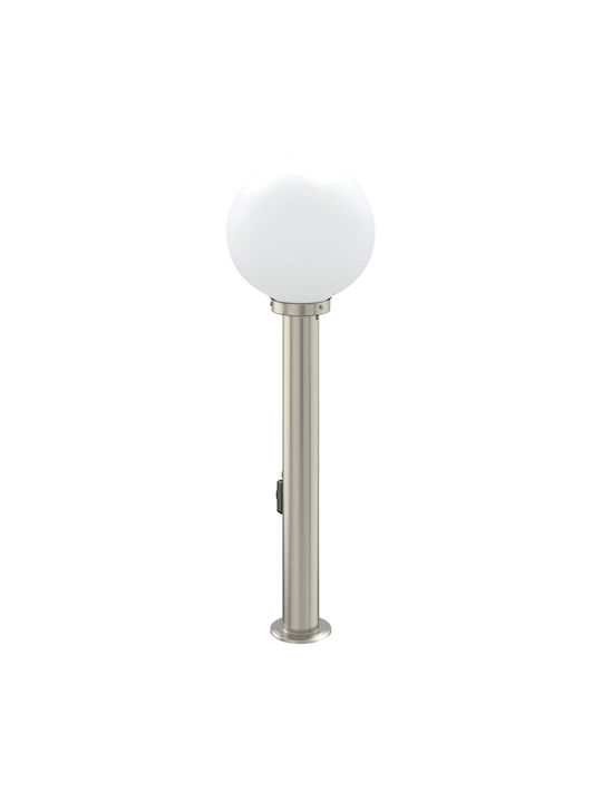 vidaXL Φωτιστικό Κολωνάκι Εξωτερικού Χώρου 40W IP44 για Ντουί E27 Ασημί