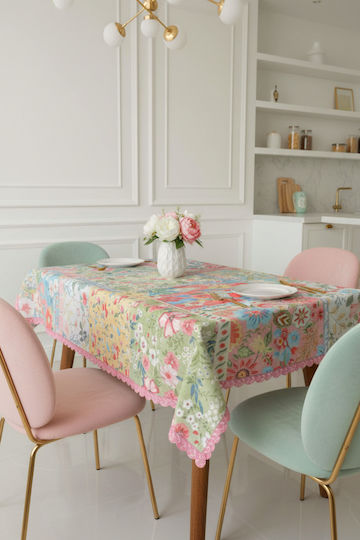 SteweHome Pink Tablecloth 140x220cm