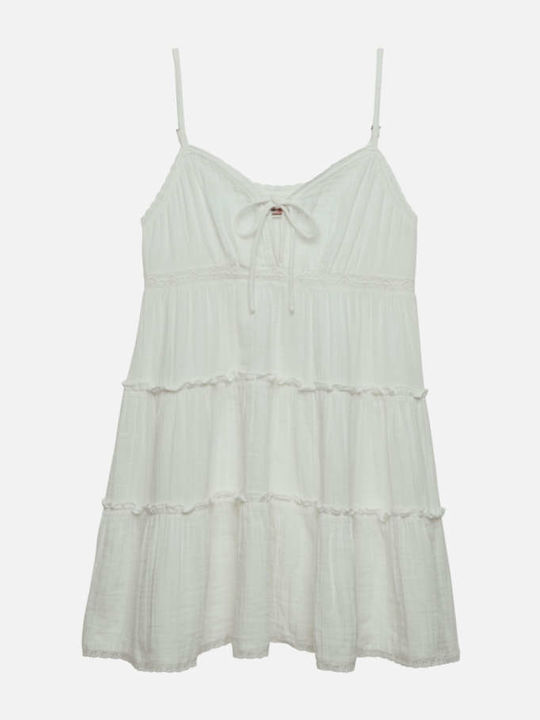 Rochie Mini de Vară Cheesecloth Tiered