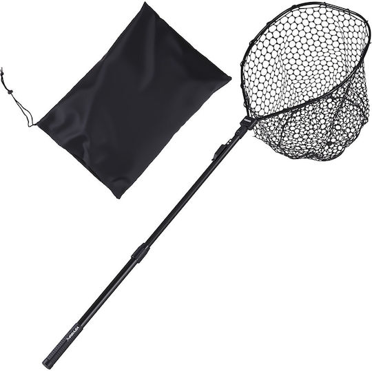 Vevor Foldable Fishing Net Telescopic Aluminum 6063 Handle Silicone Mesh Cwlhjpvcxjdg8b2jv001v0