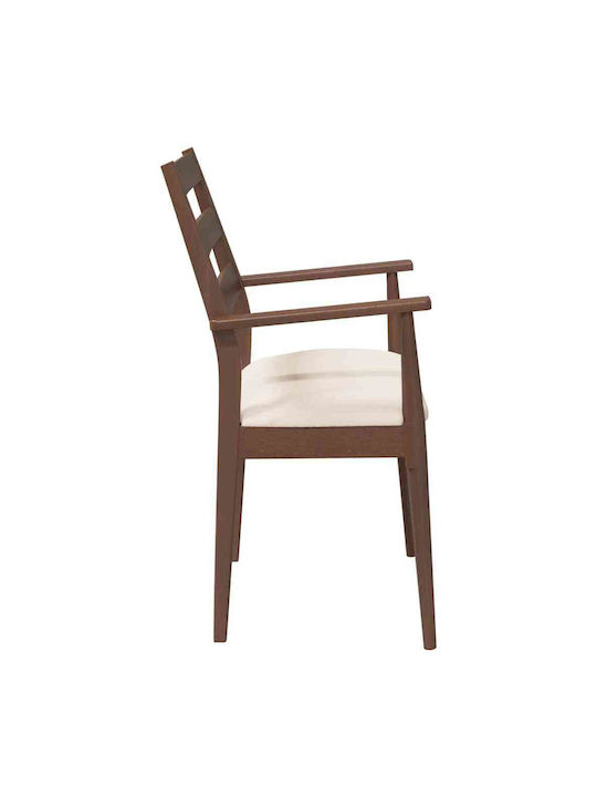 Wooden Brown Dining Chairs 2 Pieces 57x51.5x90cm