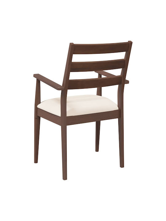 Wooden Brown Dining Chairs 2 Pieces 57x51.5x90cm