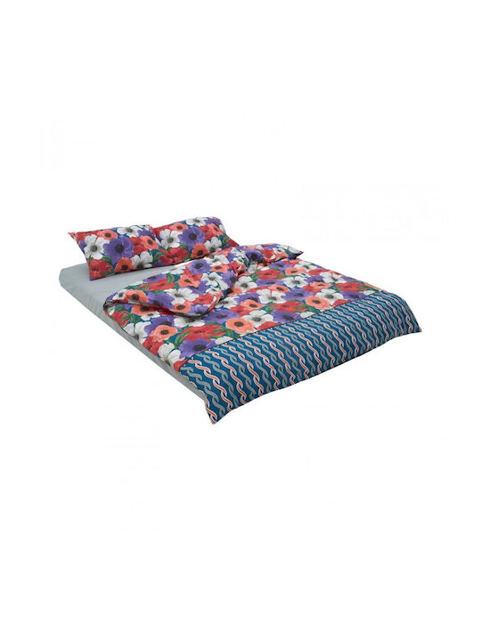 Heinner Set Cearceafuri de Pat King Size cu Elastic 180x200 cm Nora 4 Bucăți