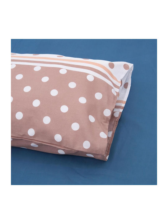 Heinner Set Cearceafuri de Pat King Size cu Elastic 180x200cm Polk 4 Bucăți