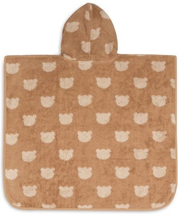 Jollein Teddy Terry Biscuit Kinder Strandponcho