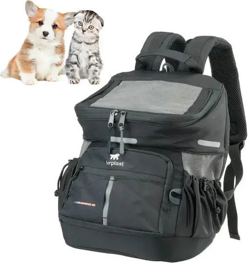 Ferplast Waterproof Backpack for Carrying Dog / Cat up to 10kg Black