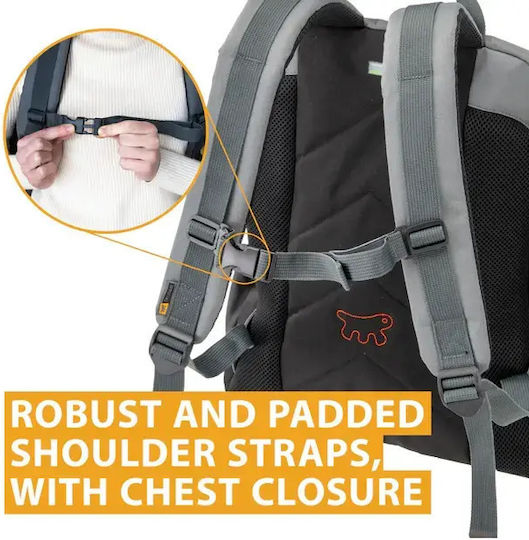 Ferplast Waterproof Backpack for Carrying Dog / Cat up to 10kg Black