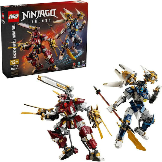 LEGO Ninjago The Twin Titan Mechs За 12+ Години 1707 Бройки