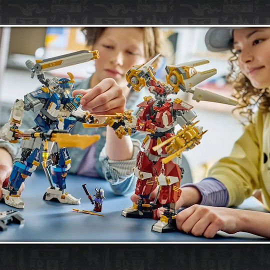 LEGO Ninjago The Twin Titan Mechs За 12+ Години 1707 Бройки