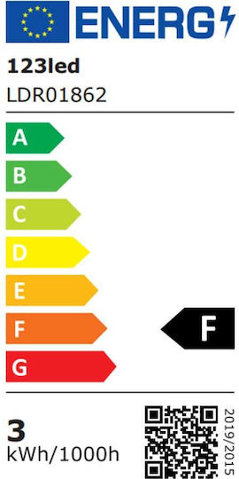 123led Bec LED 2.5W Pentru Bază De Bec E14 Și Formă C35 Alb Cald 250 Lumen Reglabil În Intensitate