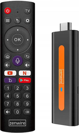 Zenwire TV-Box Zencast TV98 H618 8743978 4K Ultra HD mit Wi-Fi 2GB Arbeitsspeicher und 16GB Speicher mit Betriebssystem Android 14.0 und Google Assistant