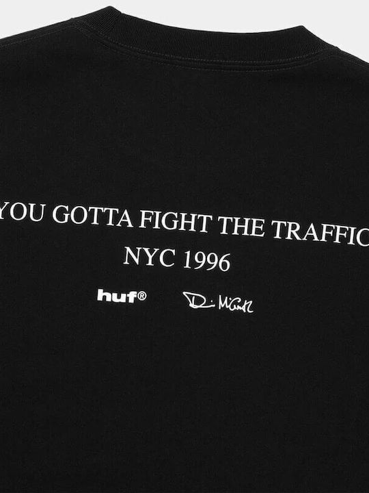 Fight The Traffic Тениска Черна