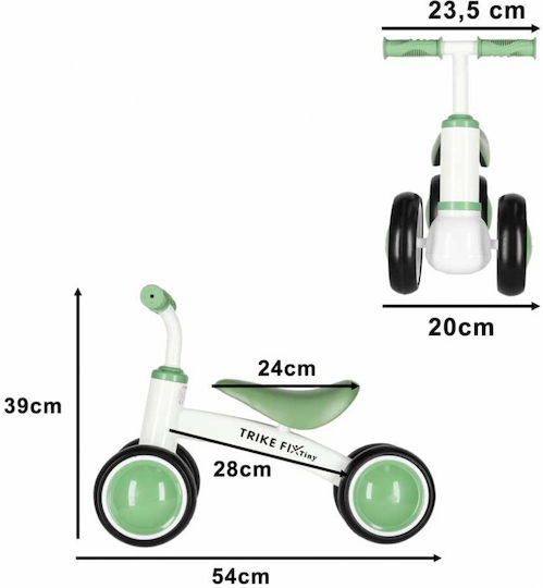 Trike Fix Детско Балансиращо Колело Зелено