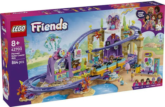 LEGO Friends Mermaid Roller Coaster Ride for 8+ Years 864 Pieces