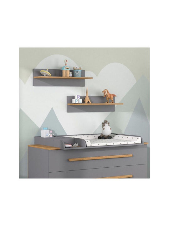Scandinavian Wall Shelves (3 Pieces) 50x20x12cm