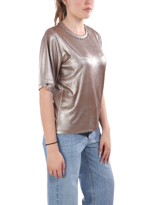 Women's Beige Champagne T-shirt