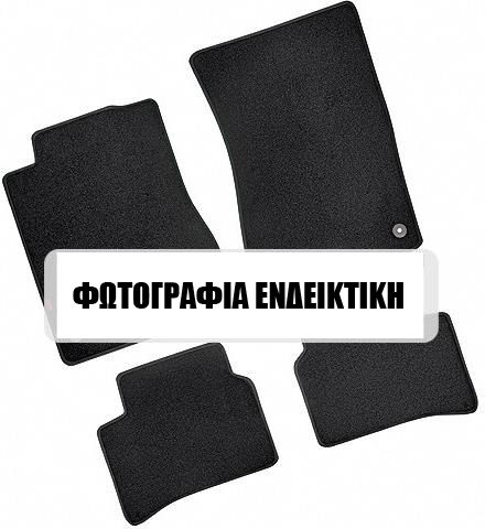 Lampa Set of Front and Rear Mats 4pcs for Fiat 500L 2017+ Black