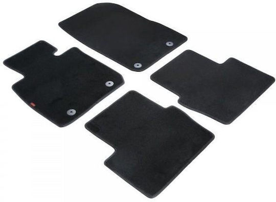 Lampa Set of Front and Rear Mats 4pcs for Mazda CX-3 Black
