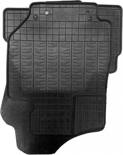 Cik Set of Front and Rear Mats 4pcs for Volkswagen T-Roc 2017 Black