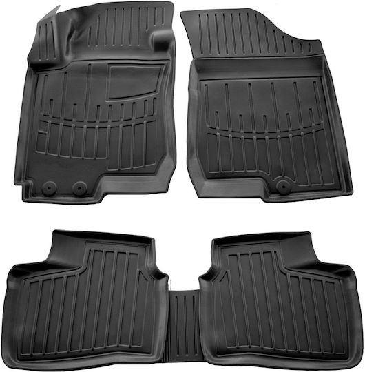 Race Axion Set of Front and Rear Mats 5pcs Tray Type for Hyundai i30 2011-2016 Black