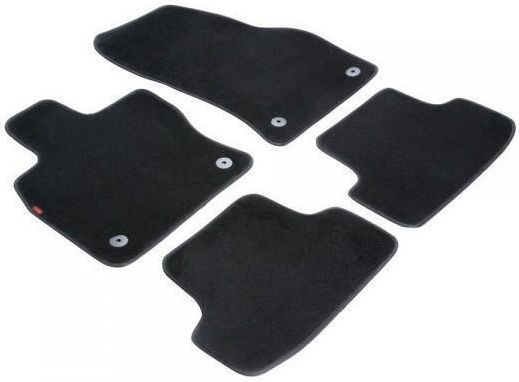 Lampa Set of Front and Rear Mats 4pcs for Volkswagen T-Roc Black
