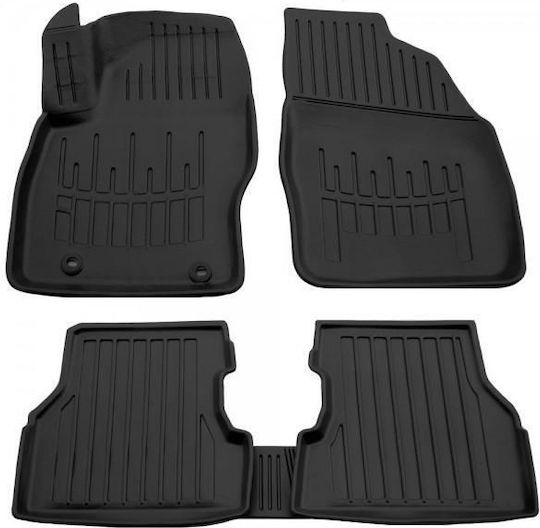 Race Axion Set of Front and Rear Mats 5pcs Tray Type for Ford Focus 2004-2011 Black