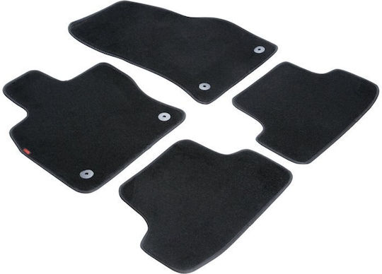 Lampa Set of Front and Rear Mats 4pcs for Volkswagen T-Roc Black
