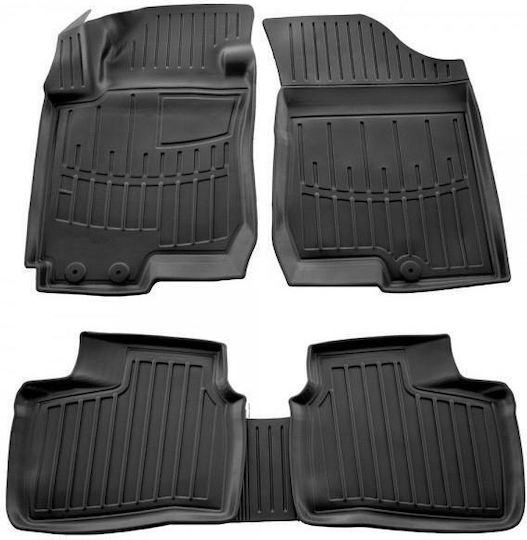 Race Axion Set of Front and Rear Mats 5pcs Tray Type for Hyundai i30 2007-2012 Black