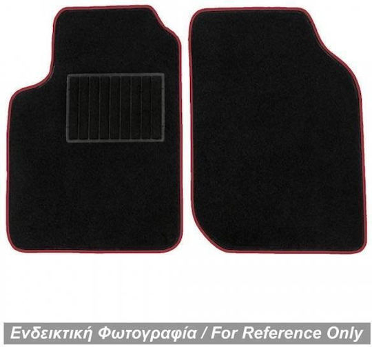 Race Axion Front Mats 2pcs for Smart Roadster 1998-2006 Black / Red