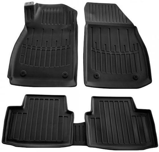 Race Axion Set of Front and Rear Mats 5pcs Tray Type for Opel Insignia 2008-2017 Black