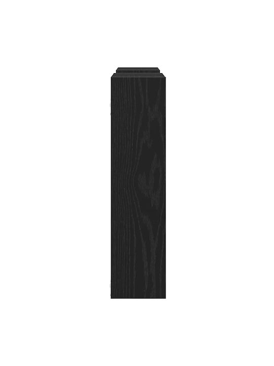 Black Oak Wall Shelf 99x15x60cm
