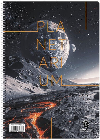Salko Paper Spiral Ruled Notebook A4 120 Paper Sheets 4 Subjects