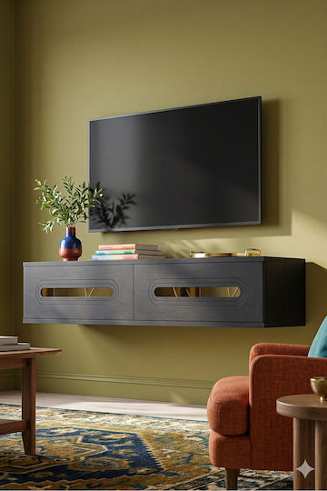 Έπιπλο TV Επιδαπέδιο Γκρι 120x30x26εκ. Έπιπλο TV Επιδαπέδιο Γκρι 120x30x26εκ.