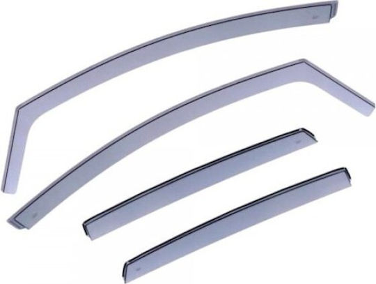 Set Windbreakers BMW X5 E70 5d 2007-2013 2013+ Flexible Cast Acrylic Glass Dga 4 pcs Anem.setdga05519fr