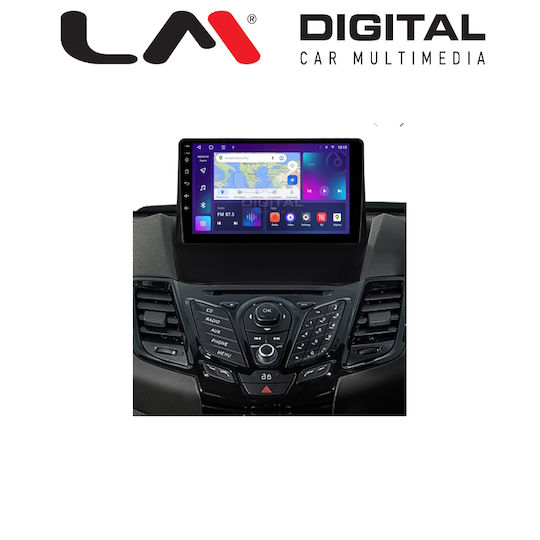 LM Digital Автомобилна Аудио Система За Ford Fiesta 2008>2017 Bluetooth USB Вграден Wi-Fi GPS Apple CarPlay Android Auto