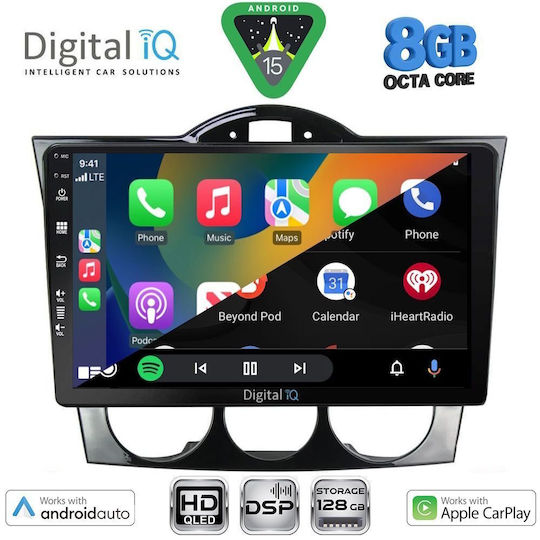 Digital IQ Ηχοσύστημα Αυτοκινήτου για Mazda RX-8 2001-2008 (Bluetooth/USB/WiFi/GPS/Apple-Carplay/Android-Auto) με Οθόνη Αφής 9"