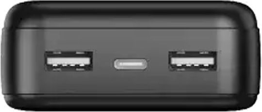 TTEC ReCharger LCD Външна Батерия 20000mAh 20W с 2 USB-A Изходни Порта и USB-C Изходен Порт Power Delivery Quick Charge PPS Черна