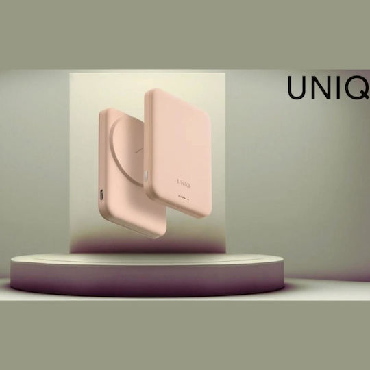 Uniq Lyden Lexa MagSafe Power Bank 5000mAh 20W με Θύρα USB-C Power Delivery Ροζ