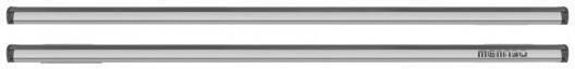 Menabo Aluminum Roof Bars Delta L Silver 141 Cm Roof Rack Set Silver Color Protective End Caps Simple Roof-2 Pieces 12530/mb 12530/mb