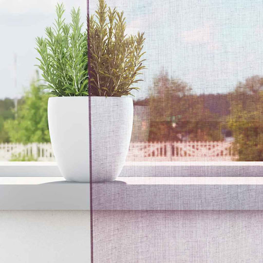 vidaXL Комплект Завеси с Презрамки Лилави 140x260см