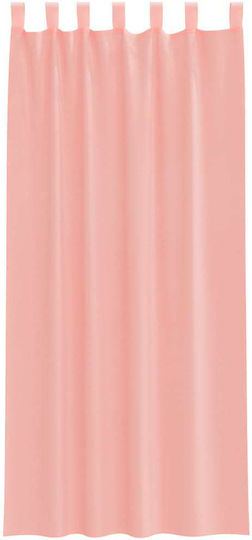 vidaXL Set Vorhänge mit Obere Registerkarte Voile Rosa 140x245cm
