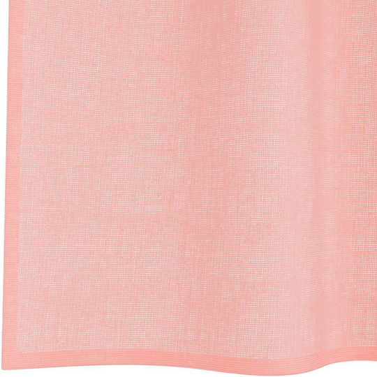 vidaXL Set Vorhänge mit Obere Registerkarte Voile Rosa 140x245cm