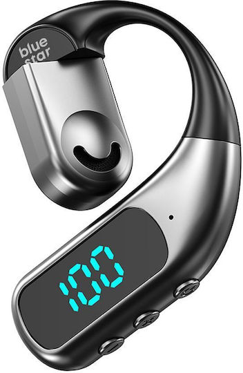 Blue Star Hook In-Ear Bluetooth Kopfhörer Ακουσgerät Schwarz